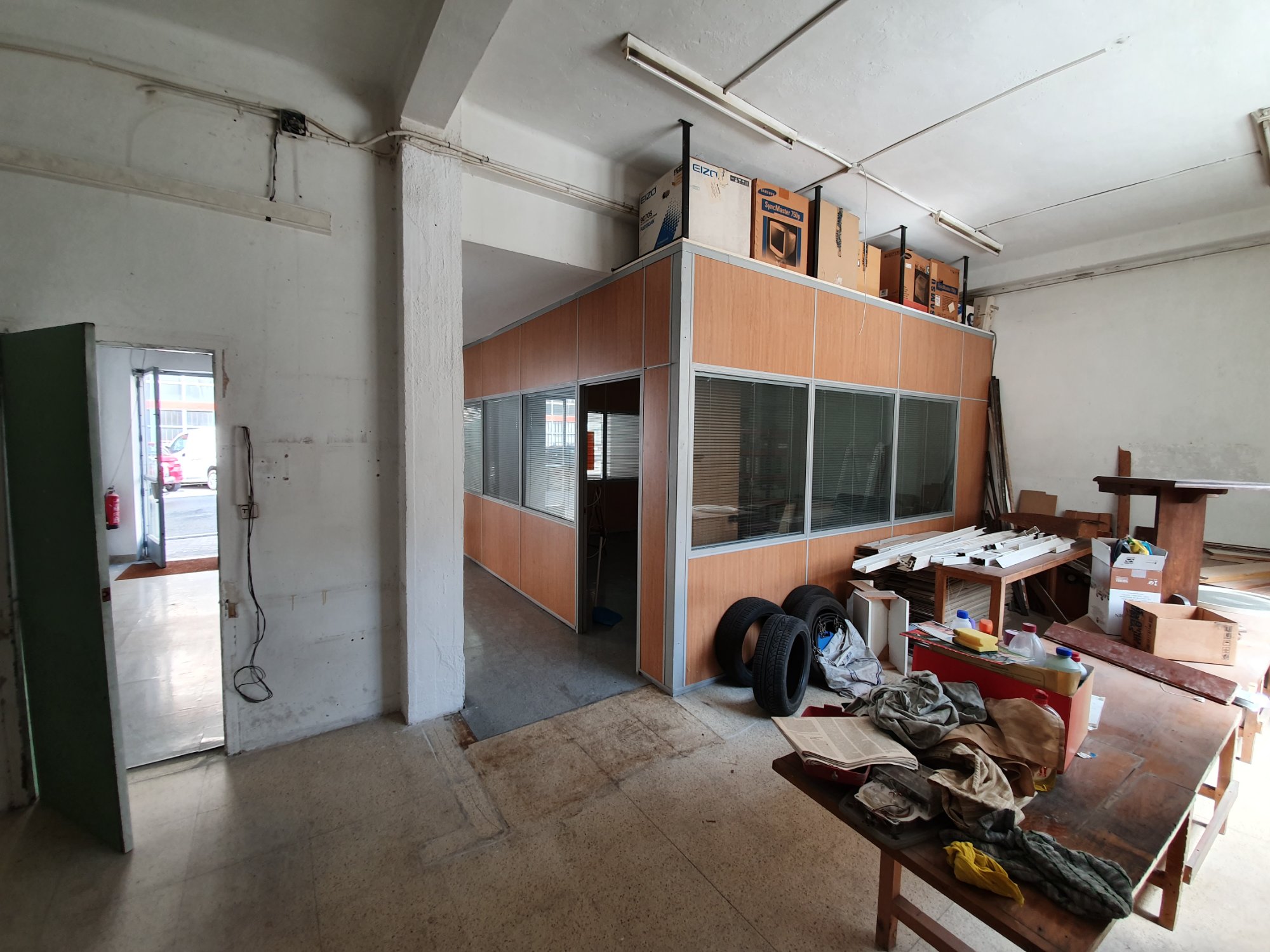 Antes · Local/Taller